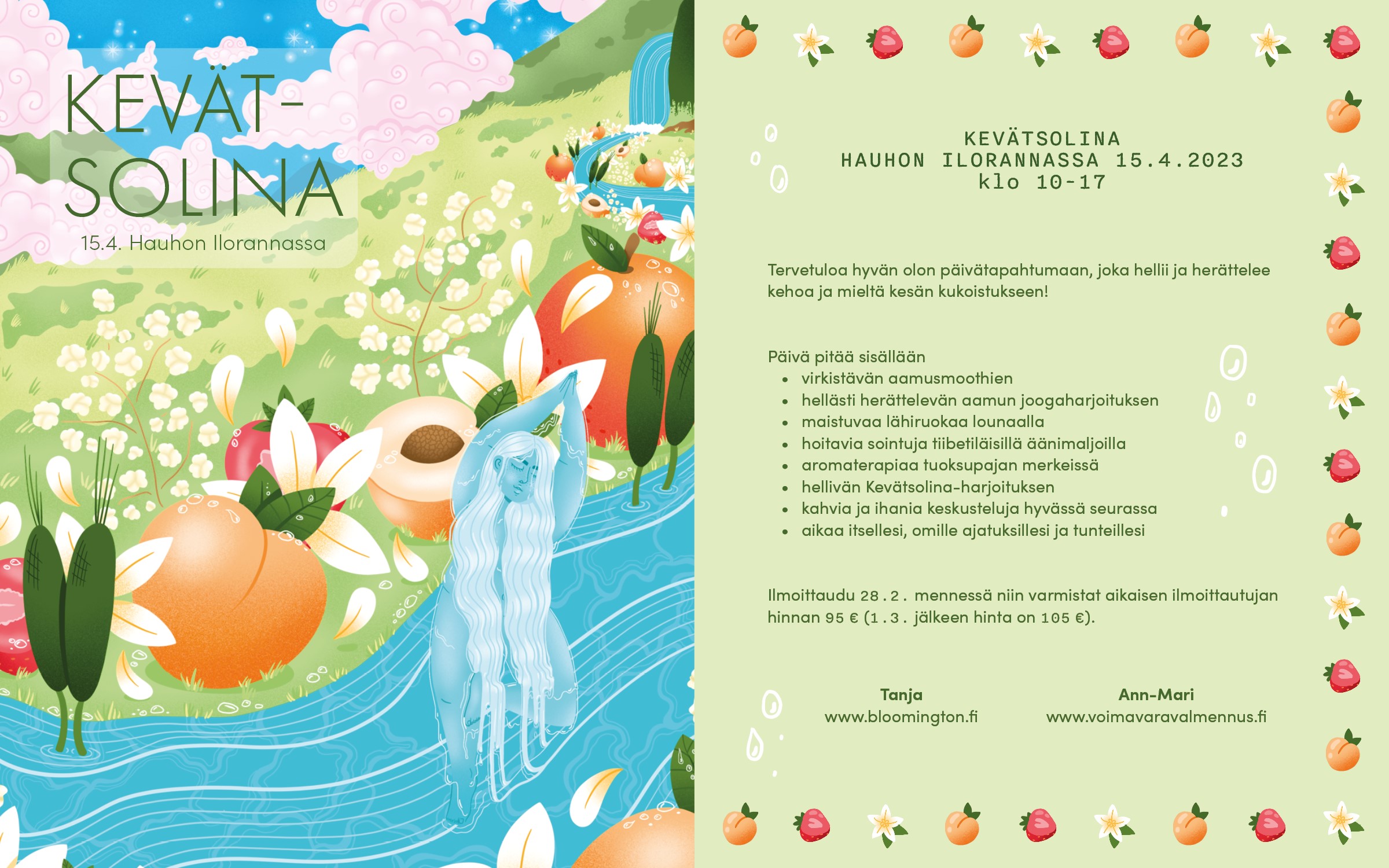 KEVÄTSOLINA Bloomington Voimavaravalmennus